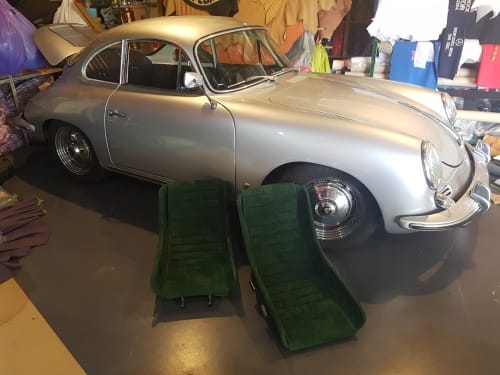 Porsche 906 Grey seats with 356 B